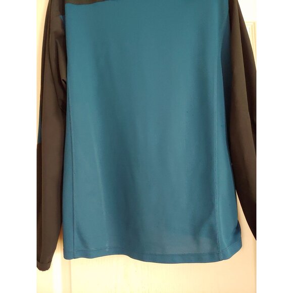Arc'teryx Mens Teal Long Sleeve Activewear Athleisure Pullover Logo - Picture 15 of 16